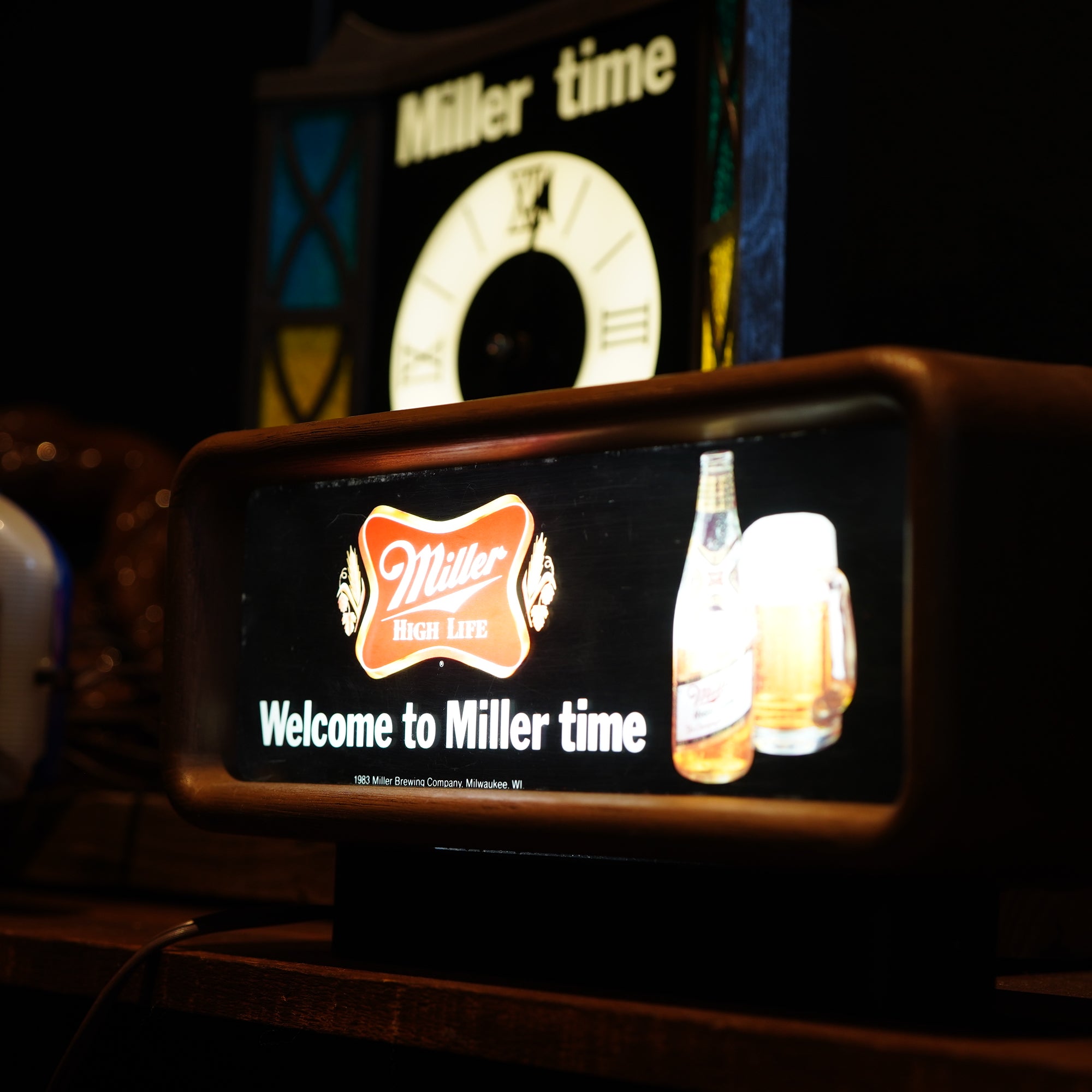 1980's Miller ライトサイン