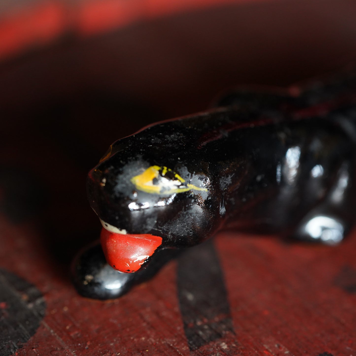 1950's ブラックパンサー ミニオブジェ 14cm