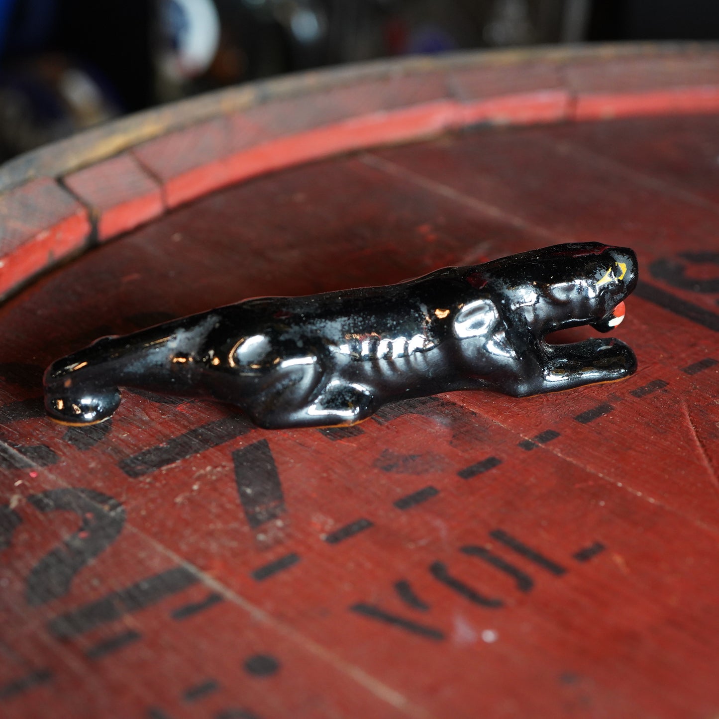 1950's ブラックパンサー ミニオブジェ 14cm