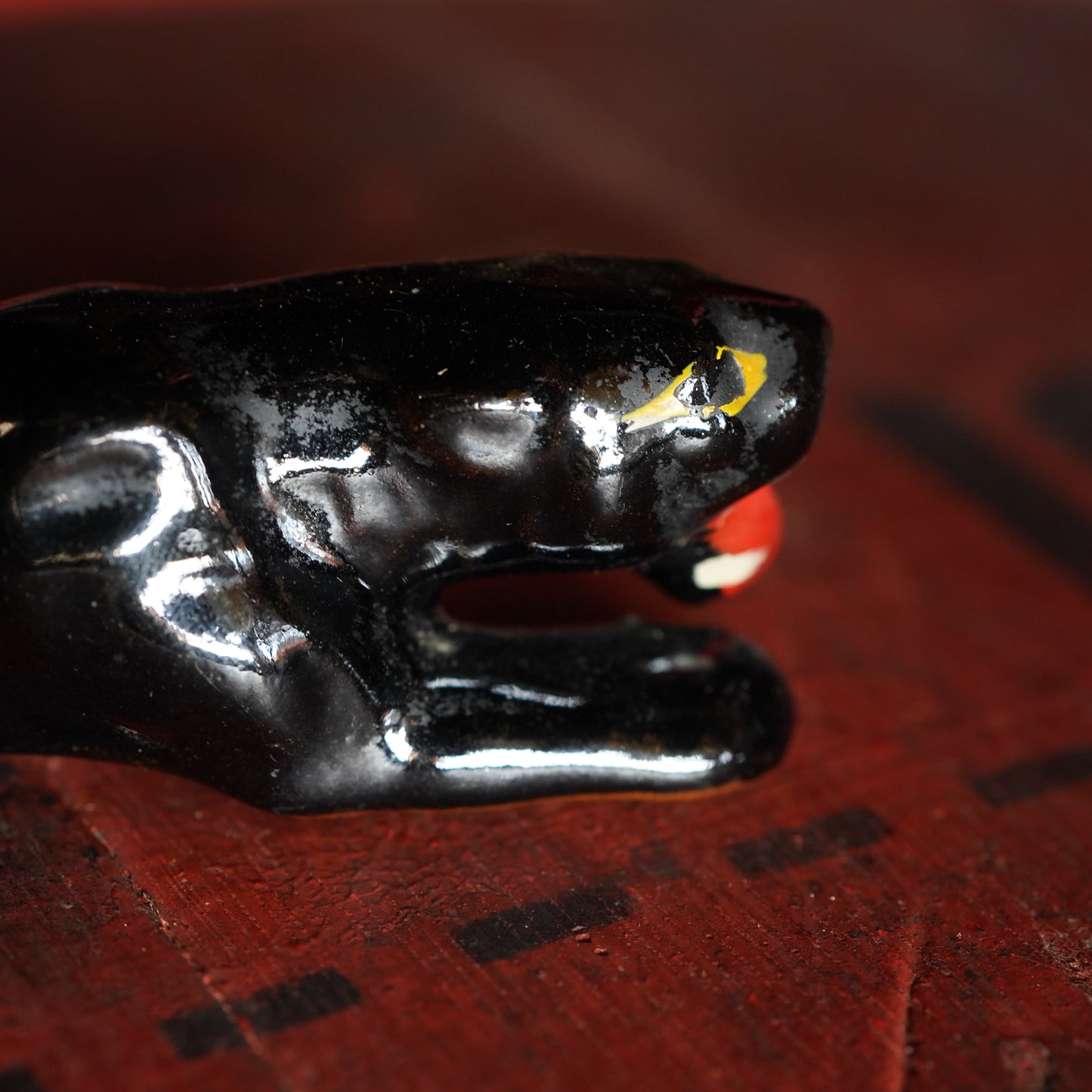 1950's ブラックパンサー ミニオブジェ 14cm