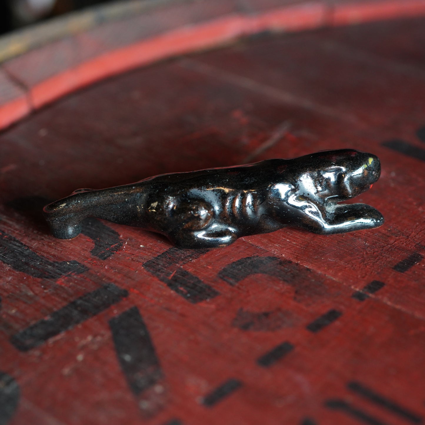 1950's ブラックパンサー ミニオブジェ 10cm