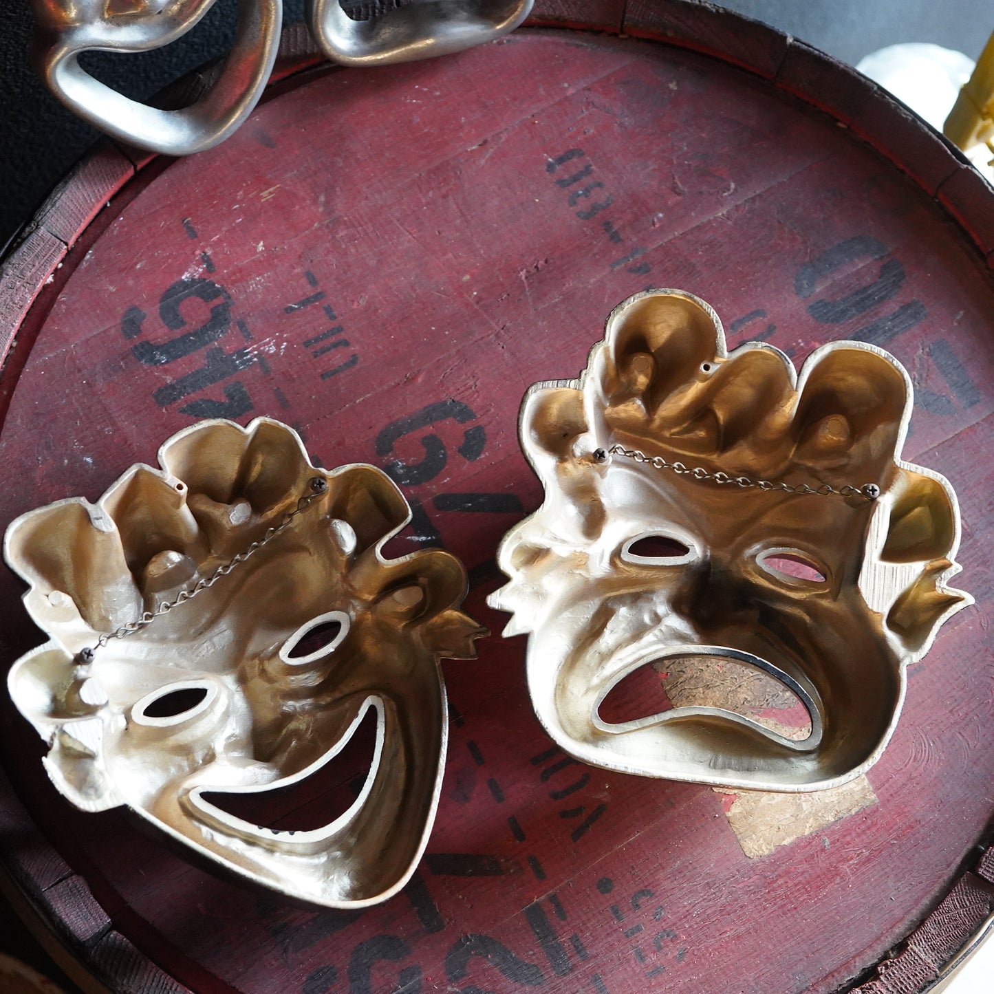 1960's BURWOODトゥーフェイス ウォールデコ