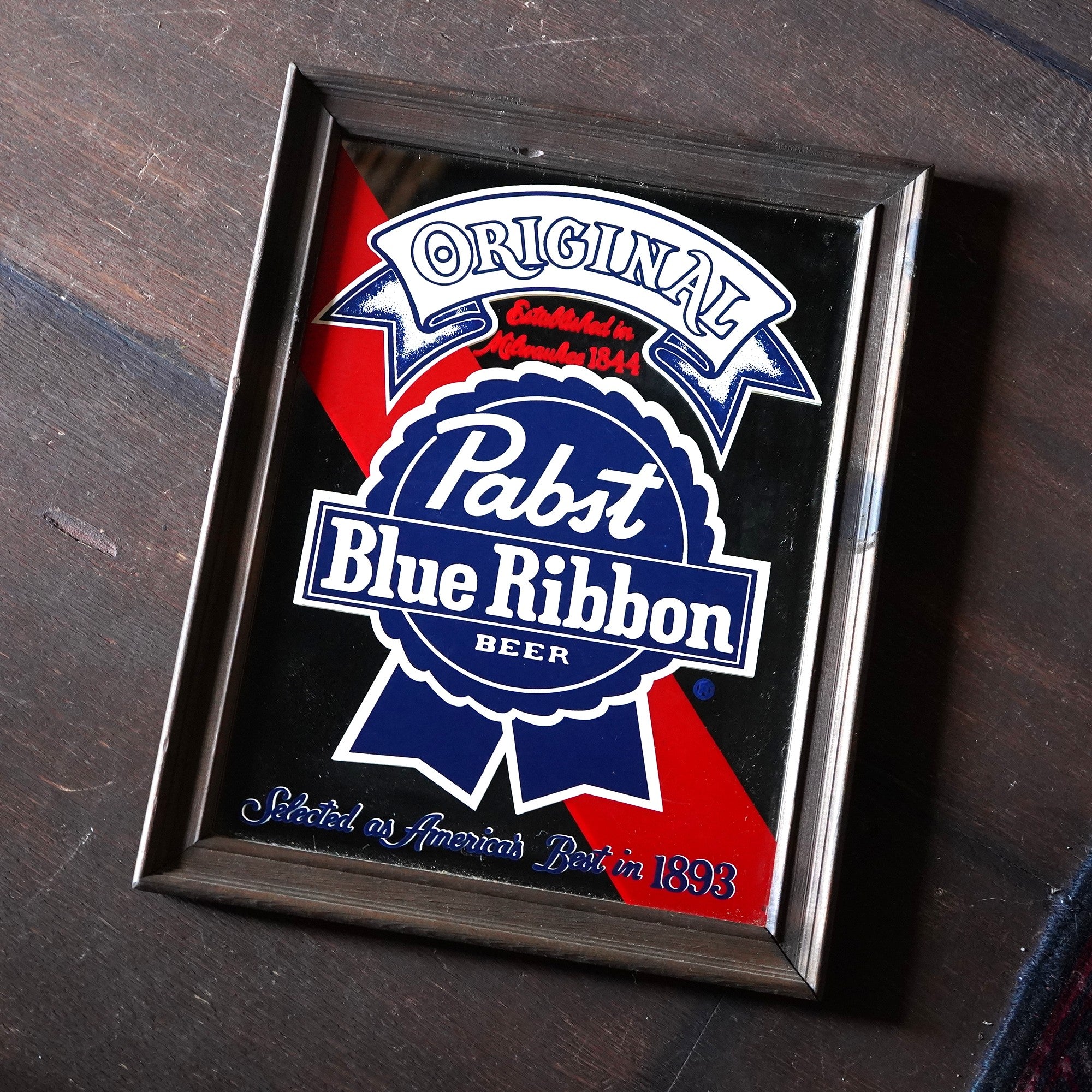 Pabst Blue Ribbon　パブミラー 1980's Pabst Blue Ribbon パブミラー – SK OLDIES