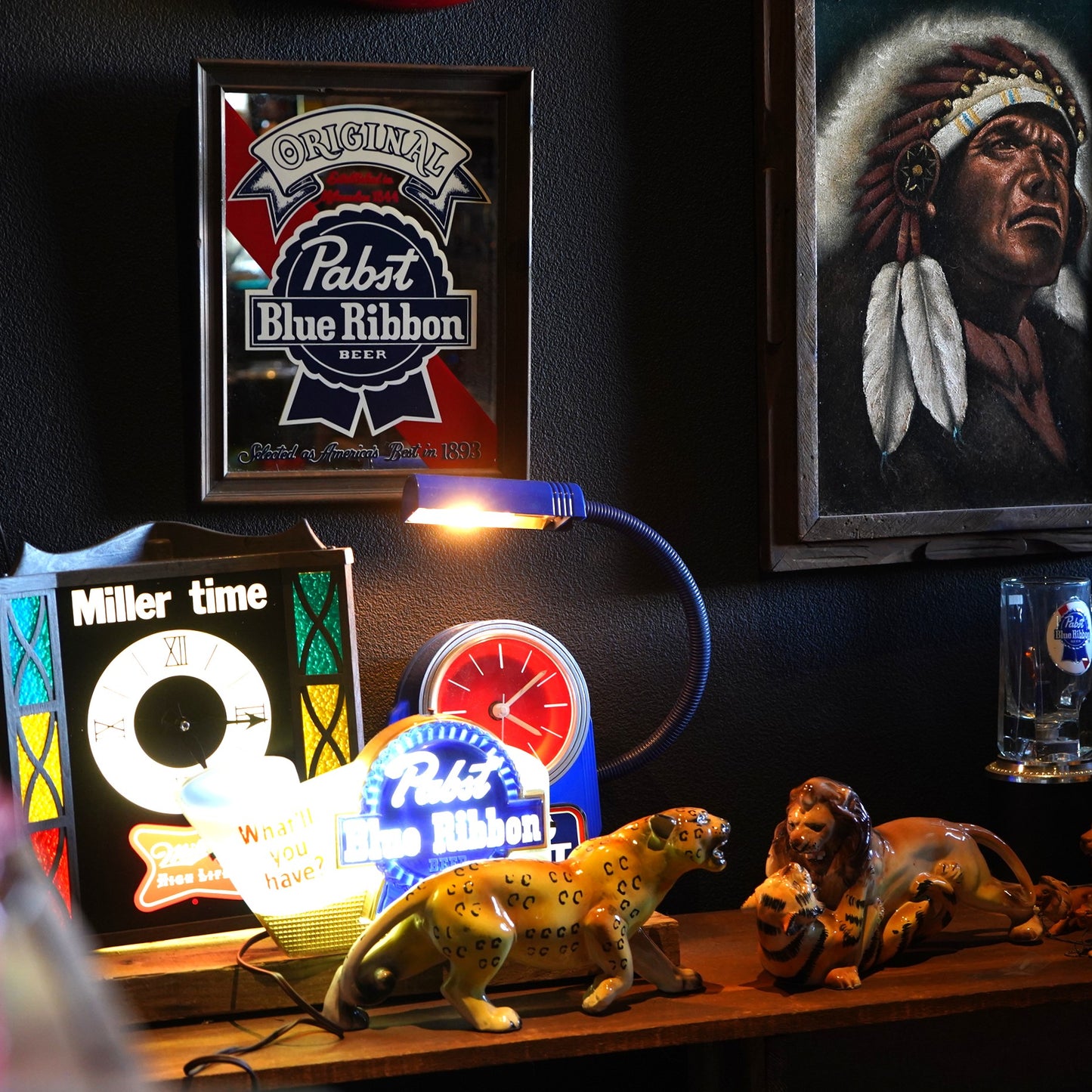 1980's Pabst Blue Ribbon パブミラー