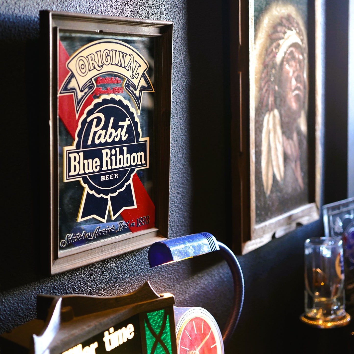 1980's Pabst Blue Ribbon パブミラー
