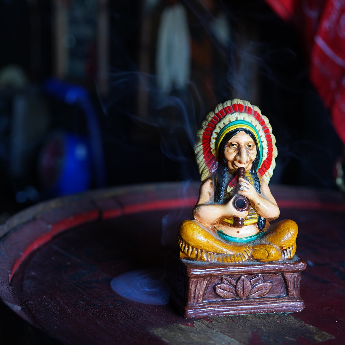 1970's インディアン インセンスホルダー