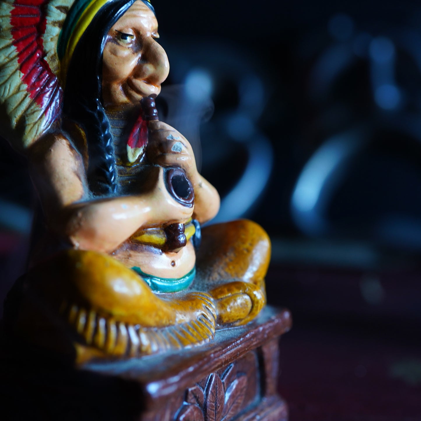 1970's インディアン インセンスホルダー