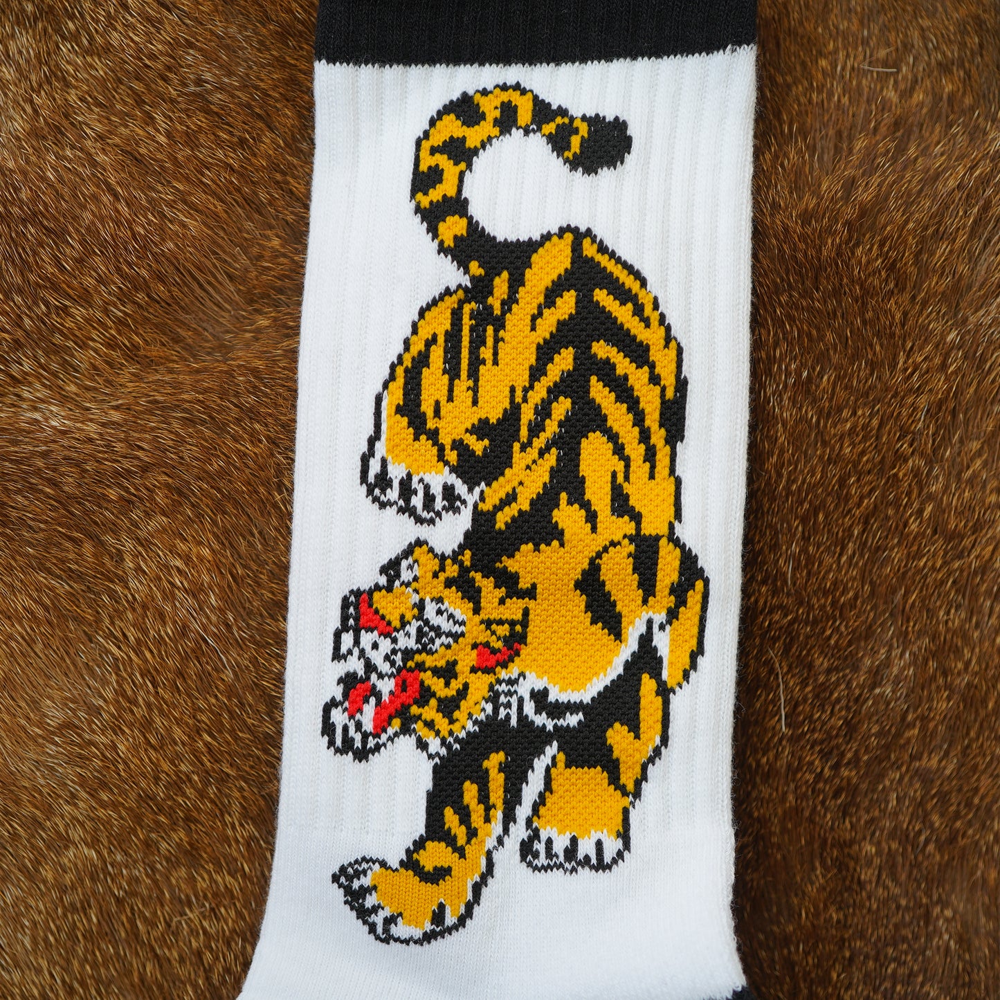 SK OLDIES ソックス "Black Panther&Tiger"