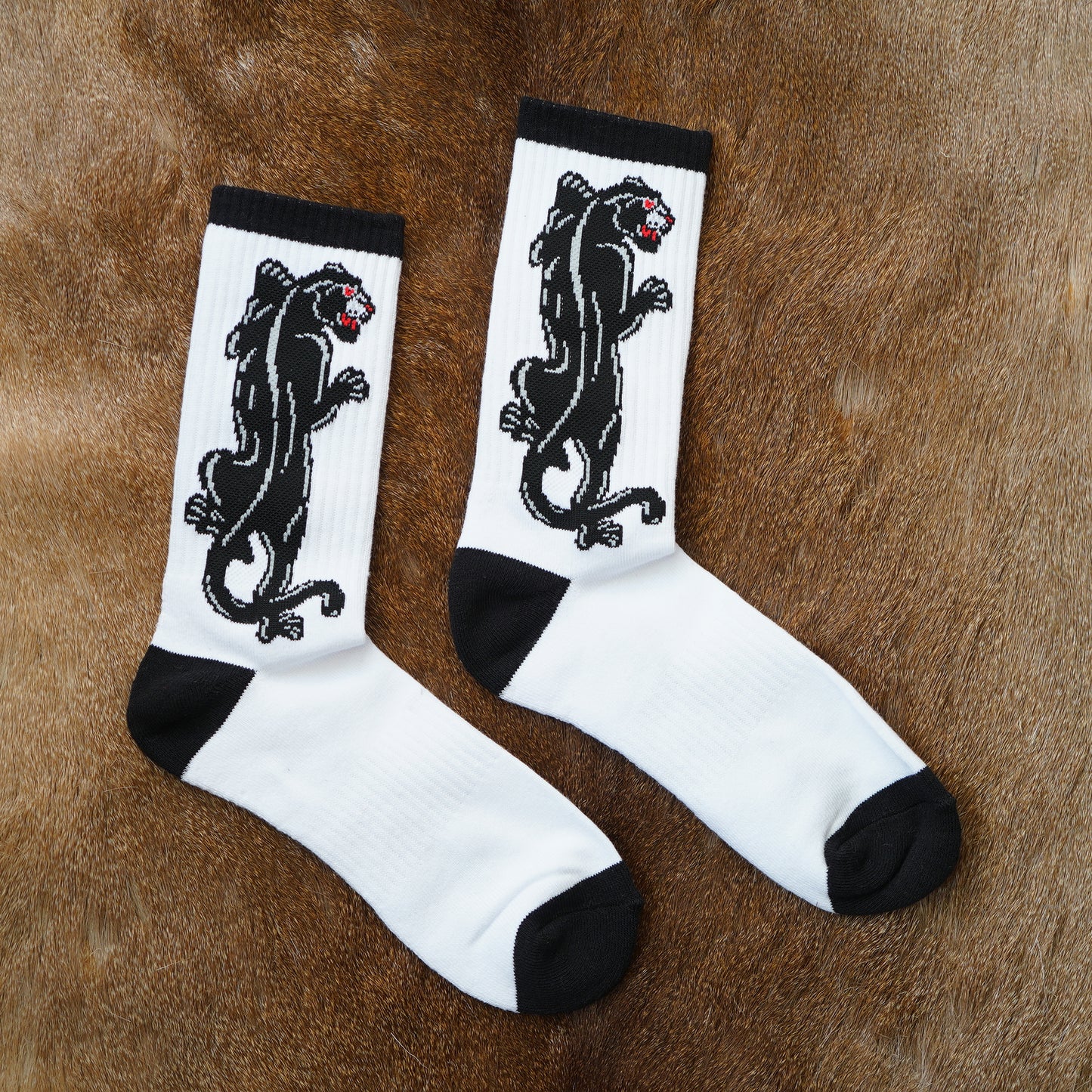 SK OLDIES ソックス "Black Panther&Tiger"