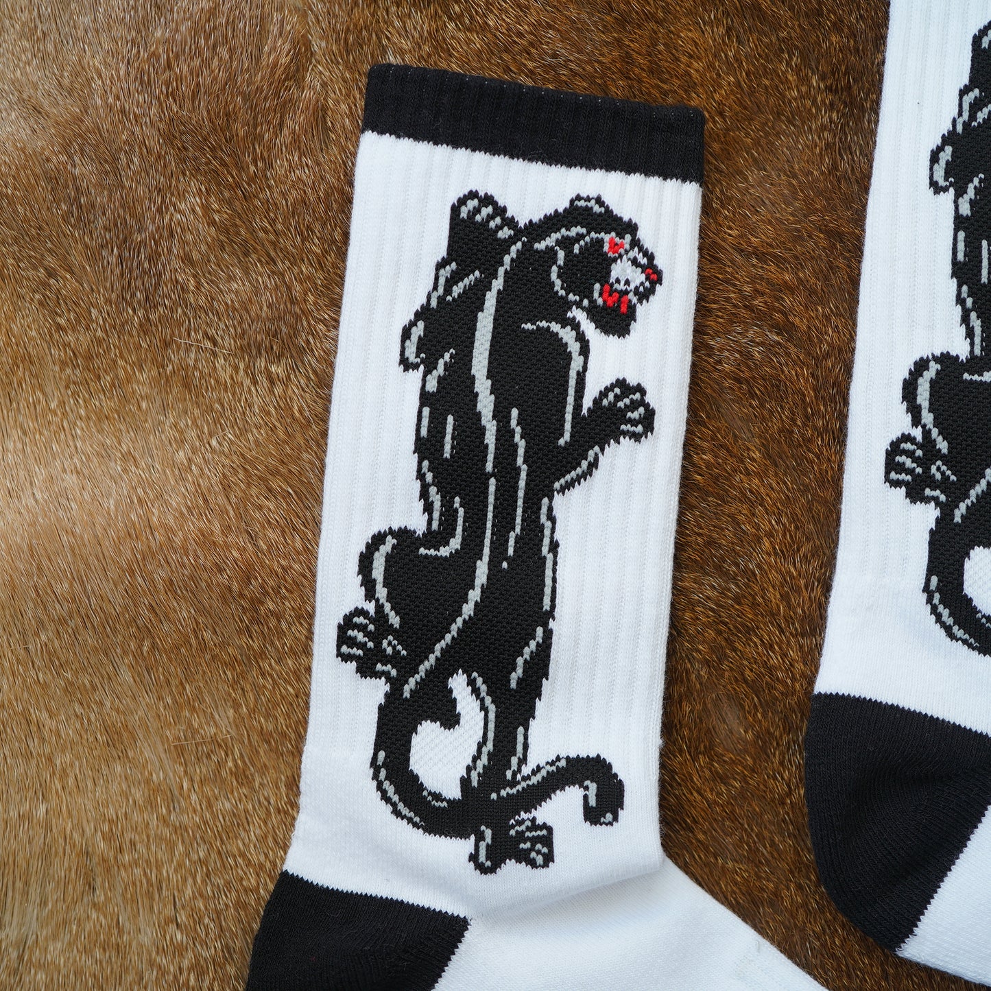 SK OLDIES ソックス "Black Panther&Tiger"