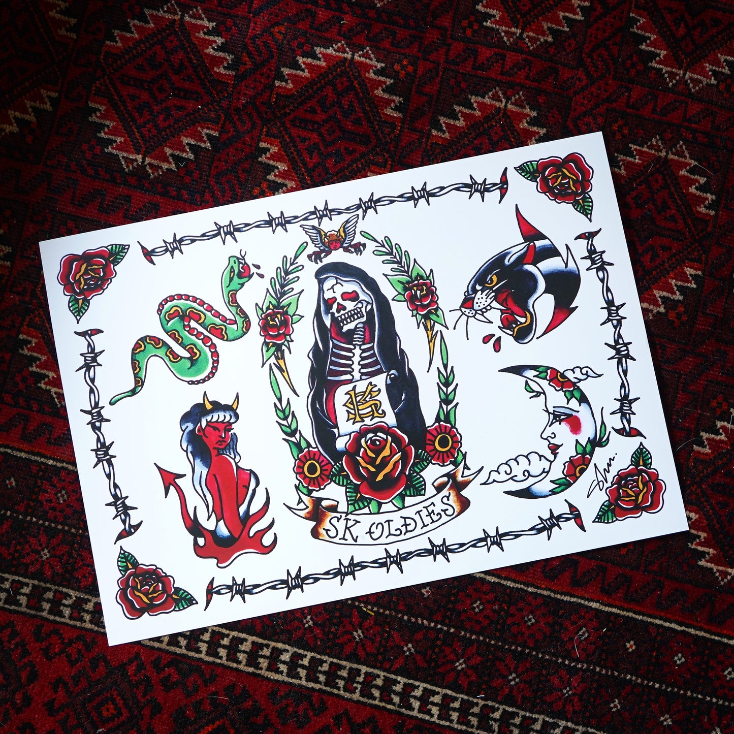 SK OLDIES A3 ポスター "REAPER STRIKES"