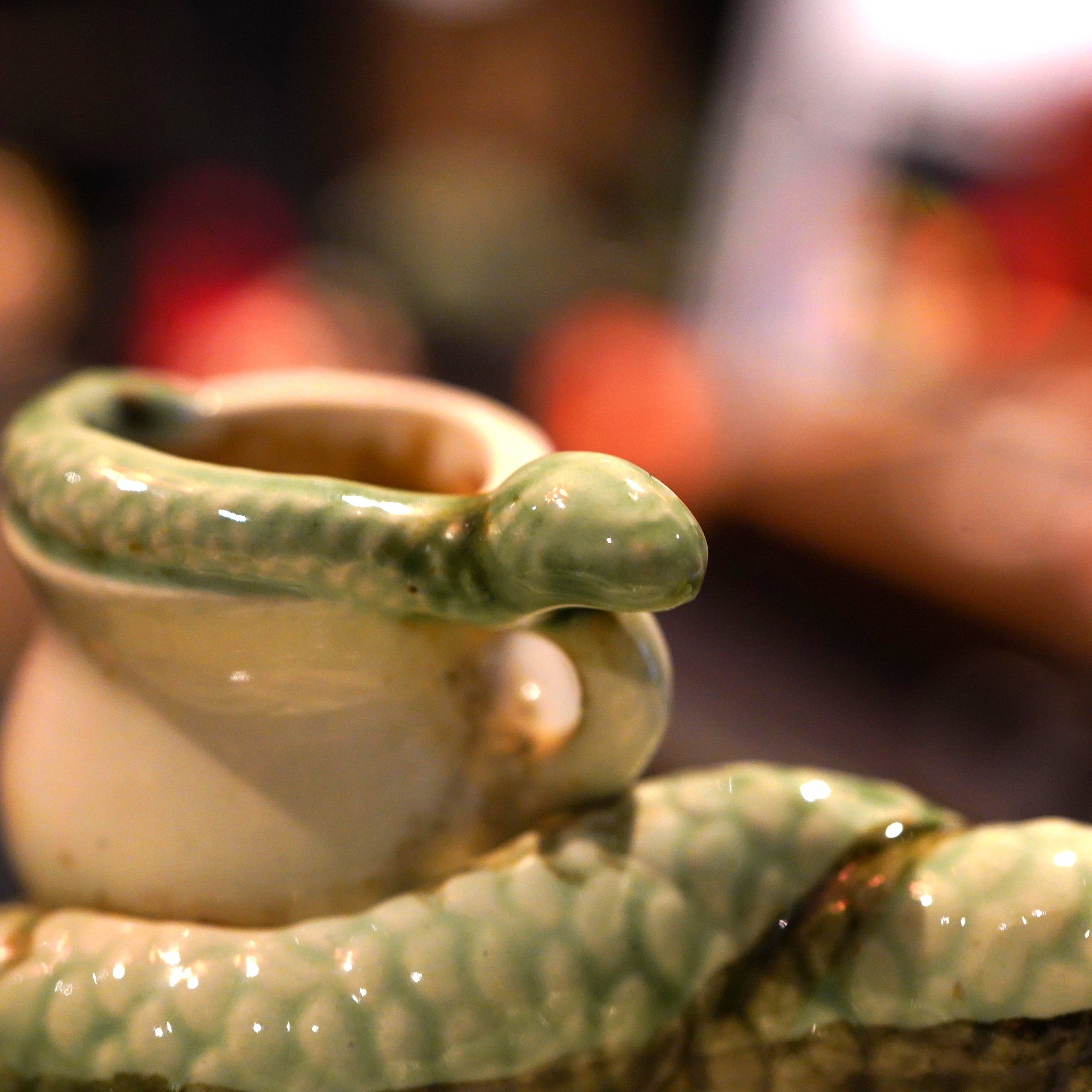 【リリィ様用】1950-1960年代ヴィンテージスクロール模様のアッシュトレィ ゴムシャーリング仕様ドレス（ジュニア・130〜160cm）｜TWEED GIRL