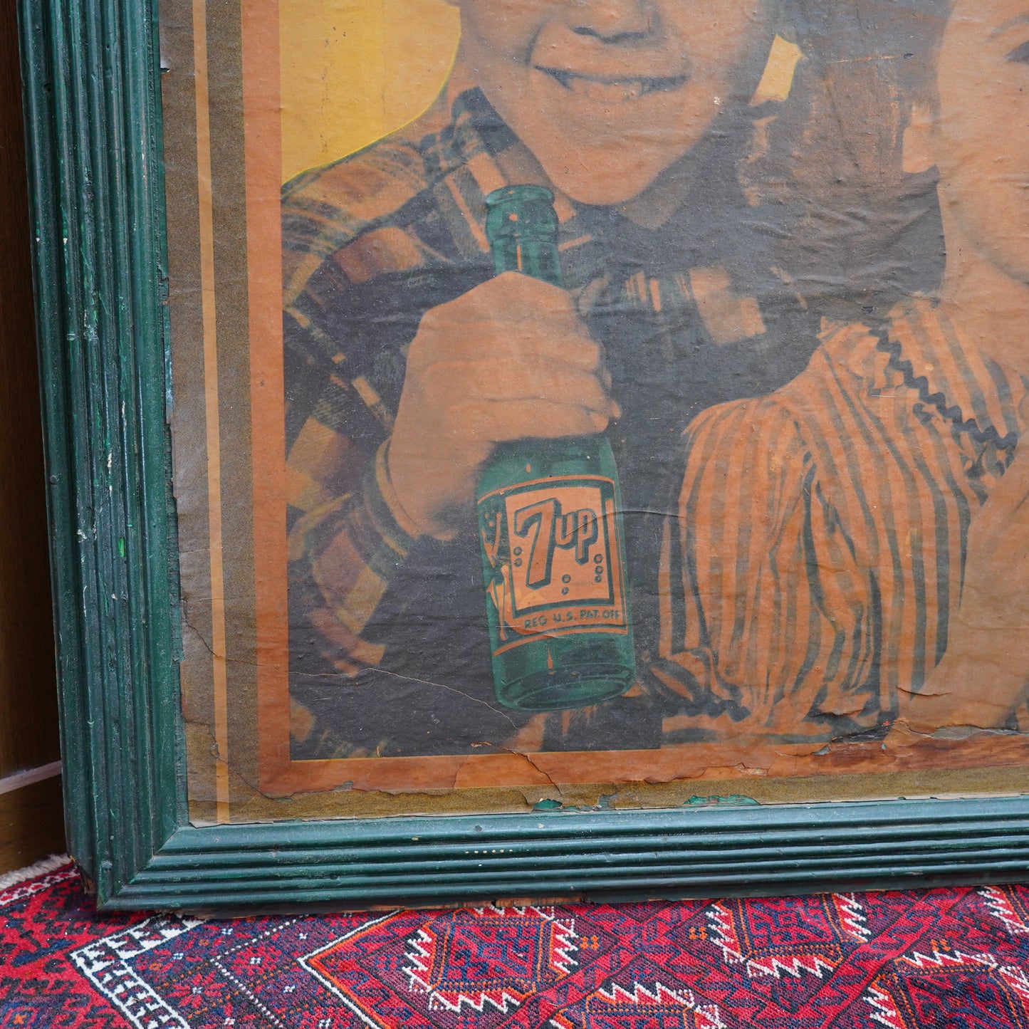 1946 7UP WOOD SIGN 看板　※引取限定