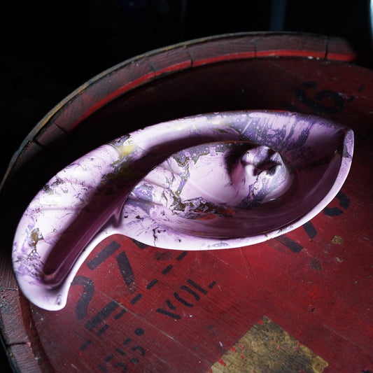 1950's ピンク ブーメランシェイプ アッシュトレイ