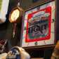 1980's Budweiser Light 掛け時計