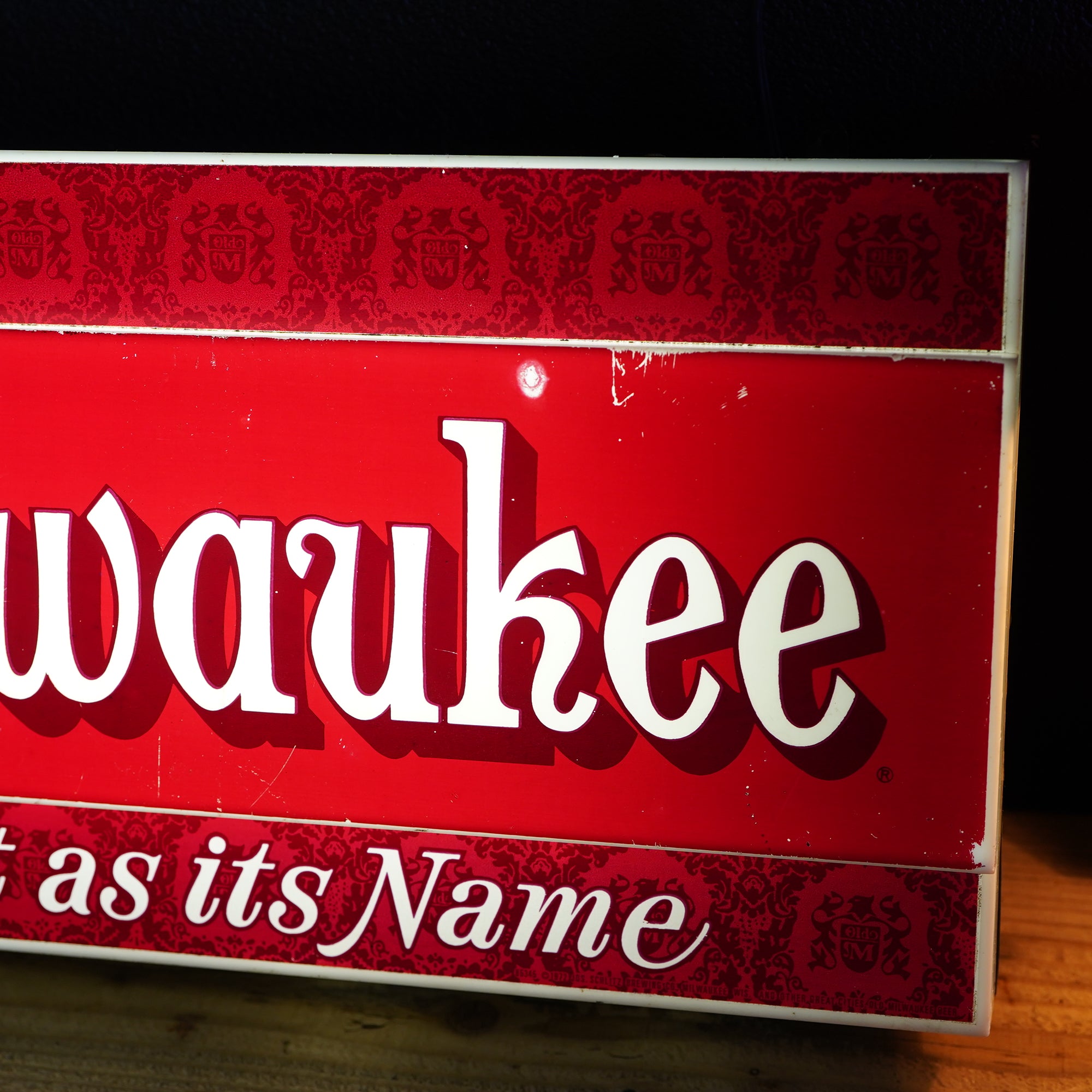 1970's Old Milwaukee ライトサイン – SK OLDIES