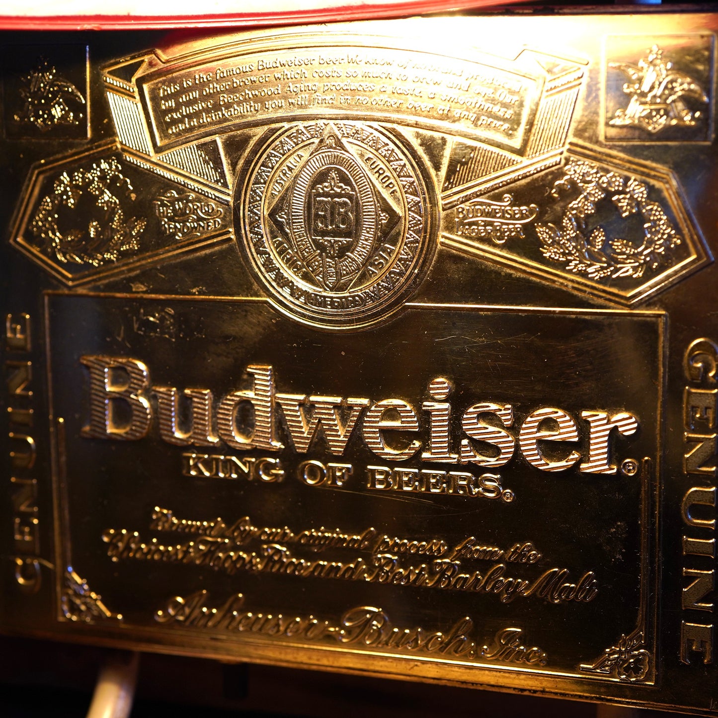 Budweiser ライトサイン