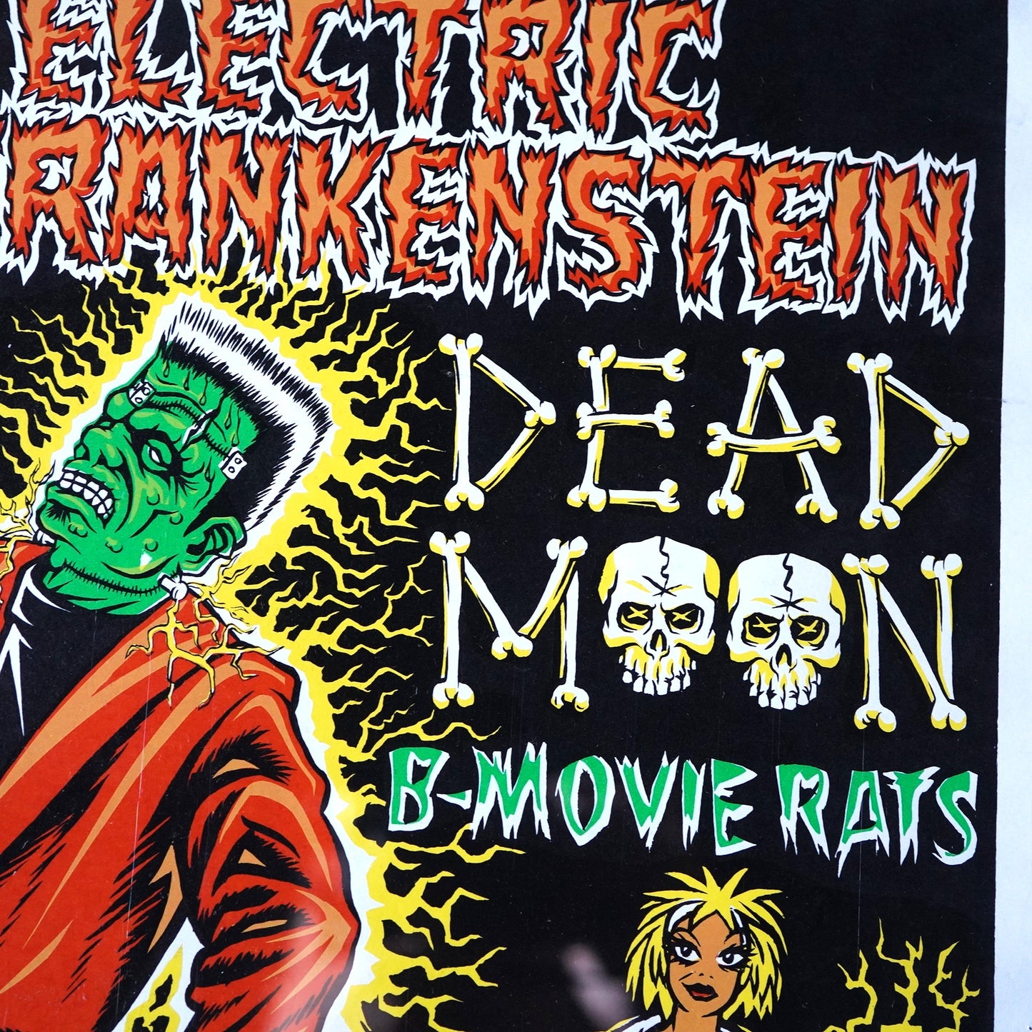 1990's MARCO ALMERA "ELECTRIC FRANKENSTEIN" サイン入り ポスター
