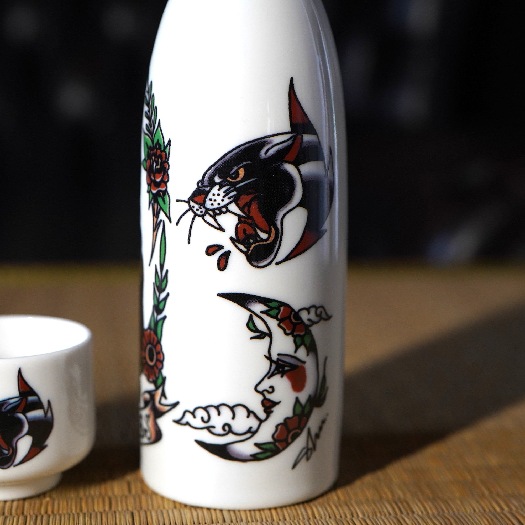 酒器 SKOLDIES お香たて 陶器 ブルドッグ SKOLDIES OLD FELLAS JAPAN