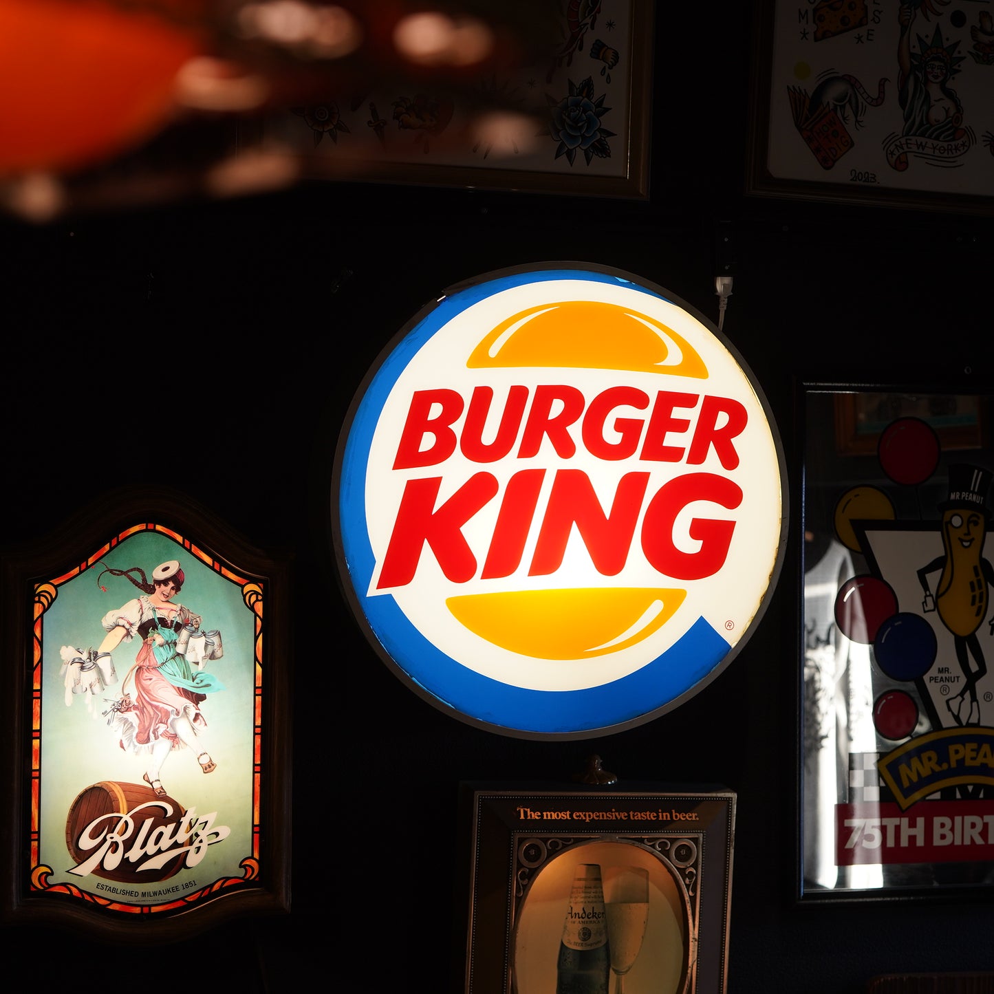 BURGER KING ライトサイン