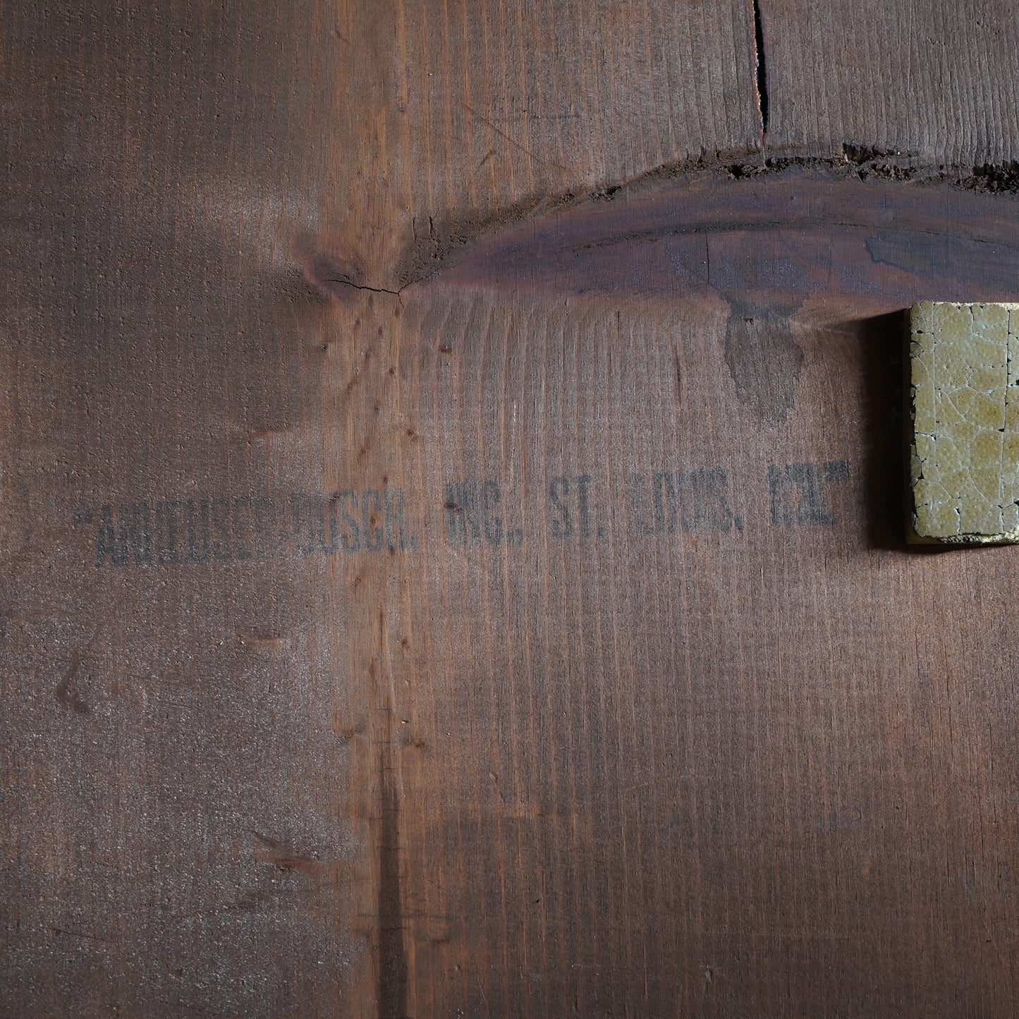 1970's Budweiser ウッドウォールサイン　壁掛け