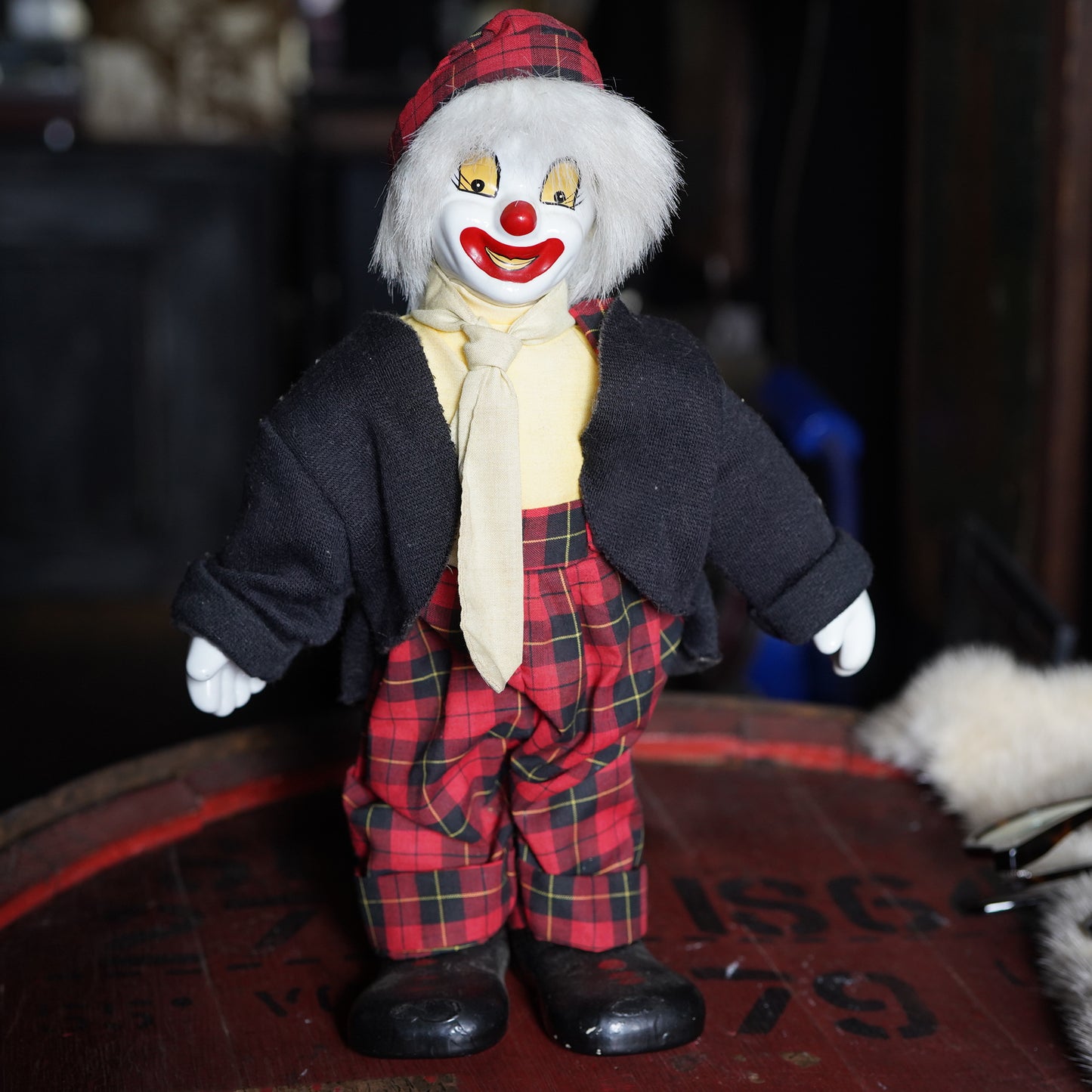 ヴィンテージ ピエロ ビスクドール