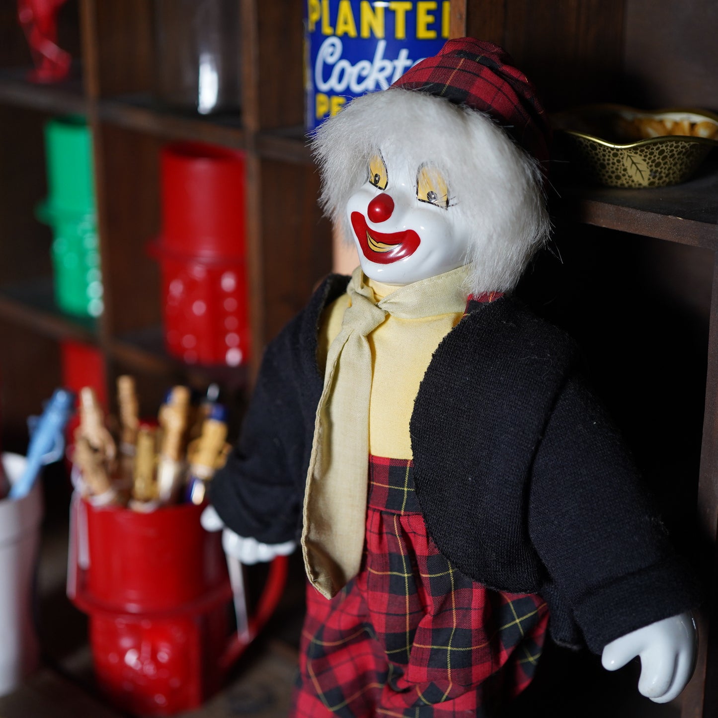 ヴィンテージ ピエロ ビスクドール