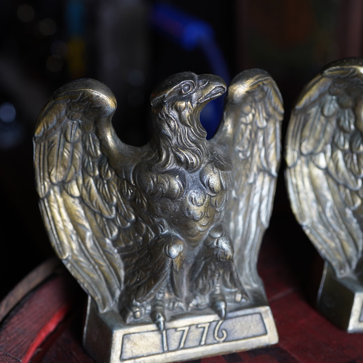 1960's イーグル　ブラス製ブックエンド