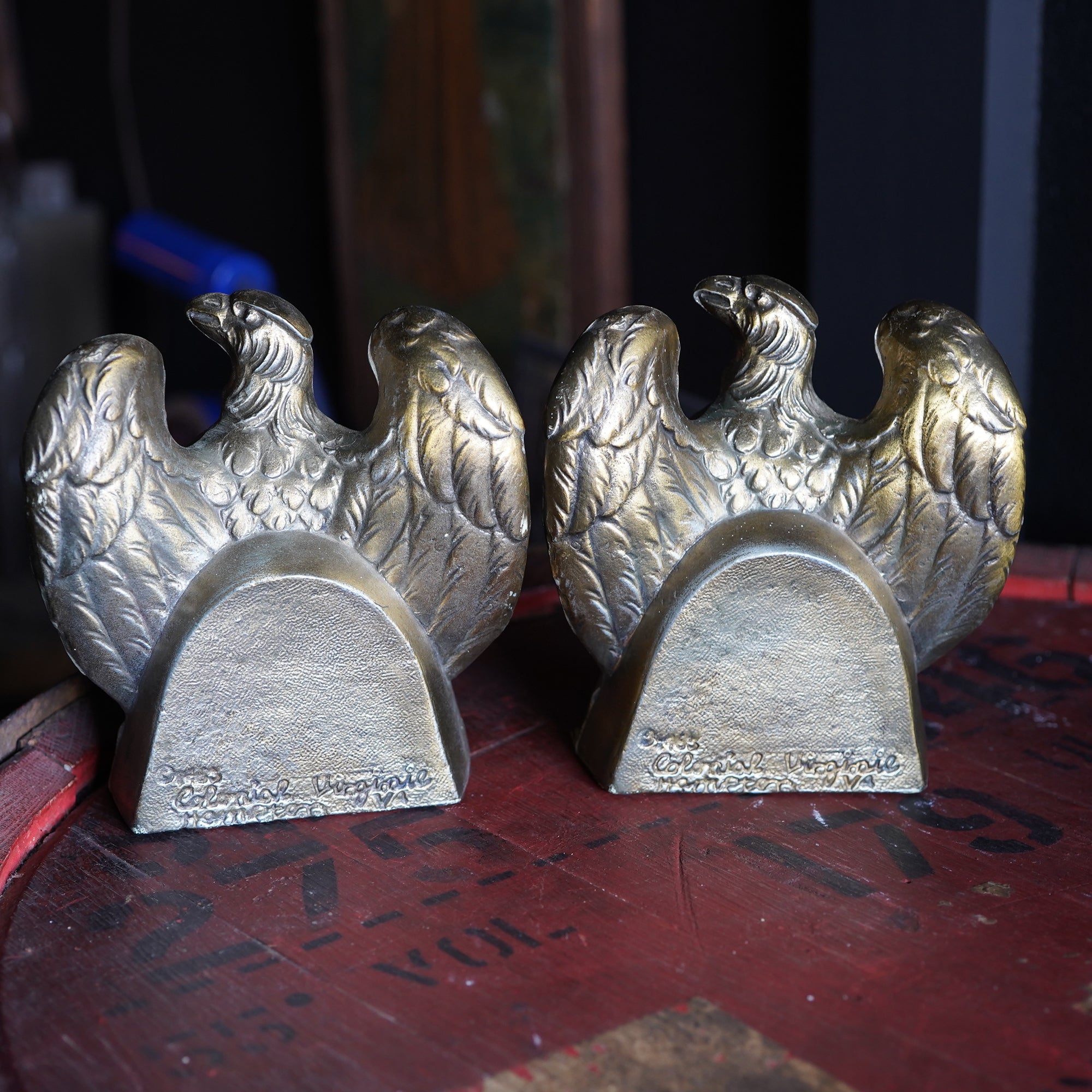 1960's イーグル ブラス製ブックエンド – SK OLDIES