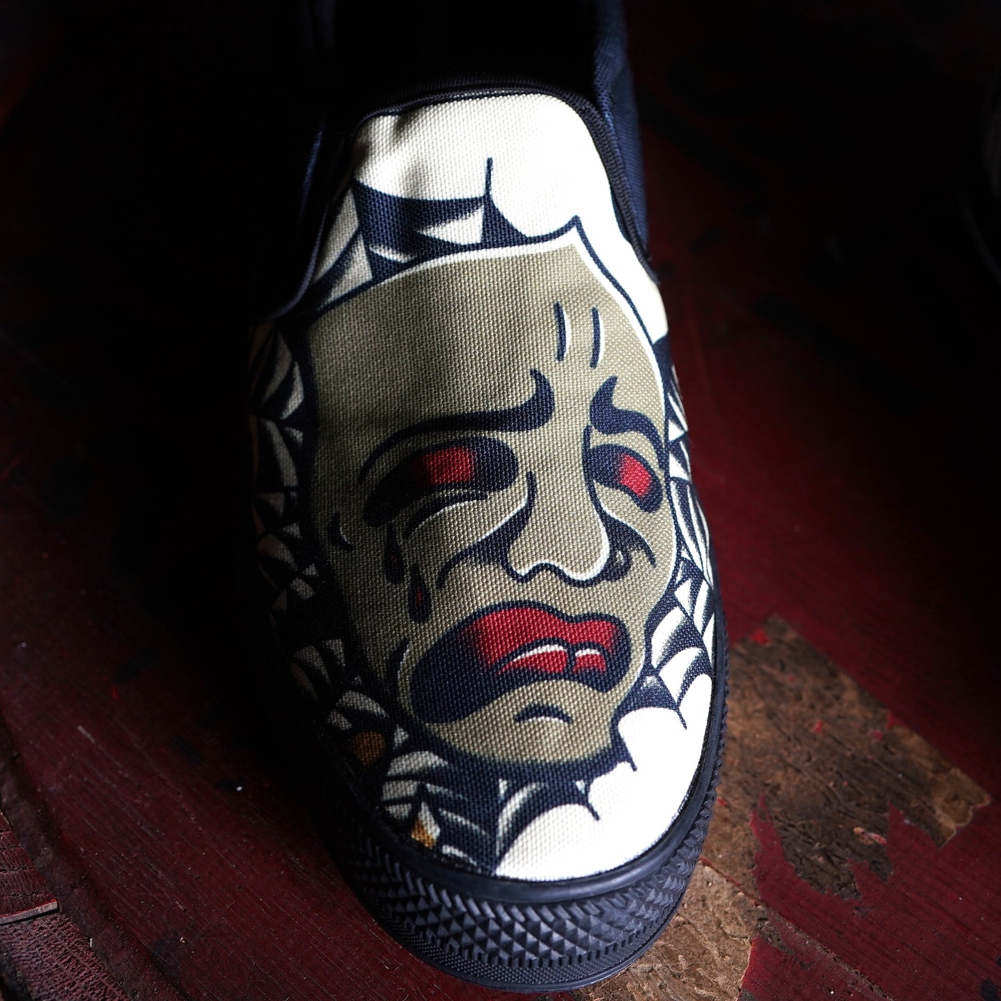 SK OLDIES スリッポン “comedy&tragedy”