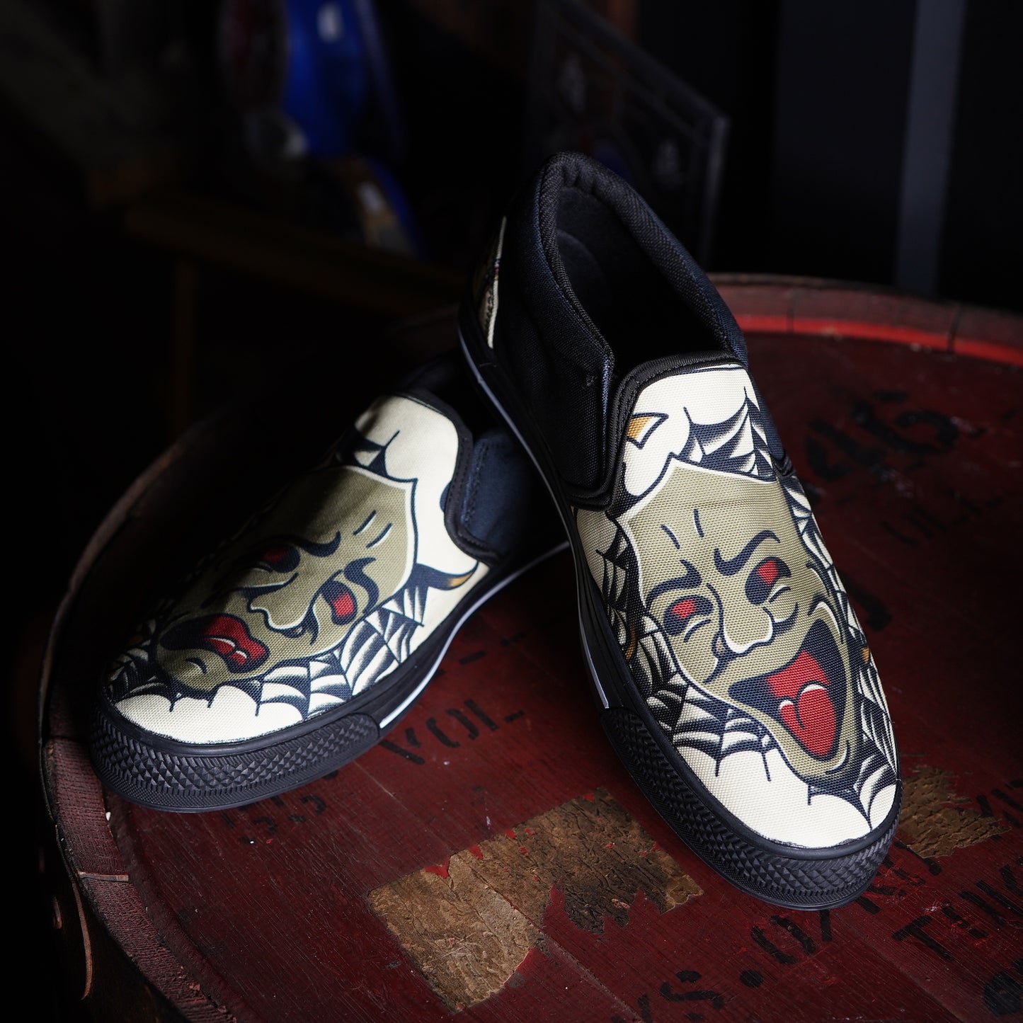 SK OLDIES スリッポン “comedy&tragedy”