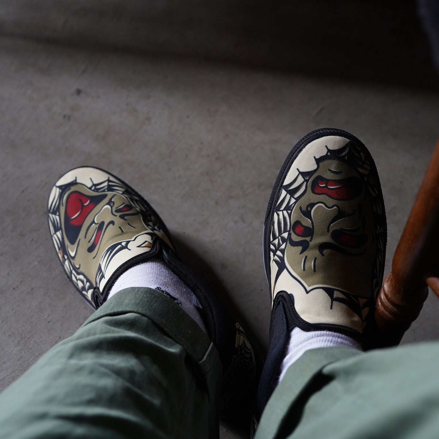 SK OLDIES スリッポン “comedy&tragedy”