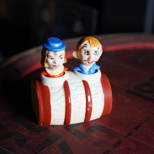 1950's 酔っ払い4つ目 Drunk Man & Woman ソルト&ペッパー