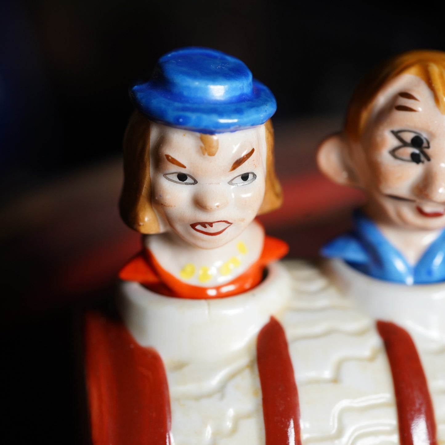 1950's 酔っ払い4つ目 Drunk Man & Woman ソルト&ペッパー