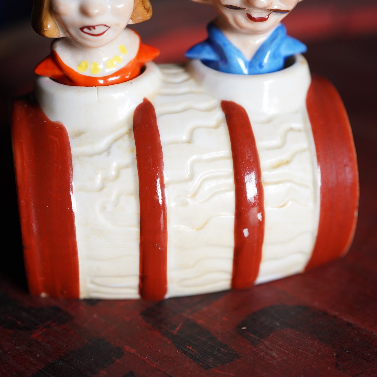 1950's 酔っ払い4つ目 Drunk Man & Woman ソルト&ペッパー