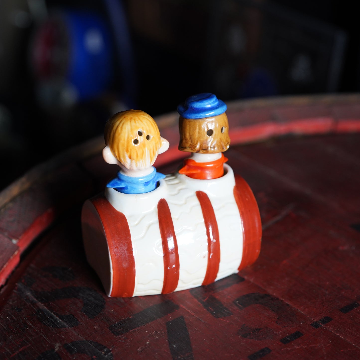 1950's 酔っ払い4つ目 Drunk Man & Woman ソルト&ペッパー