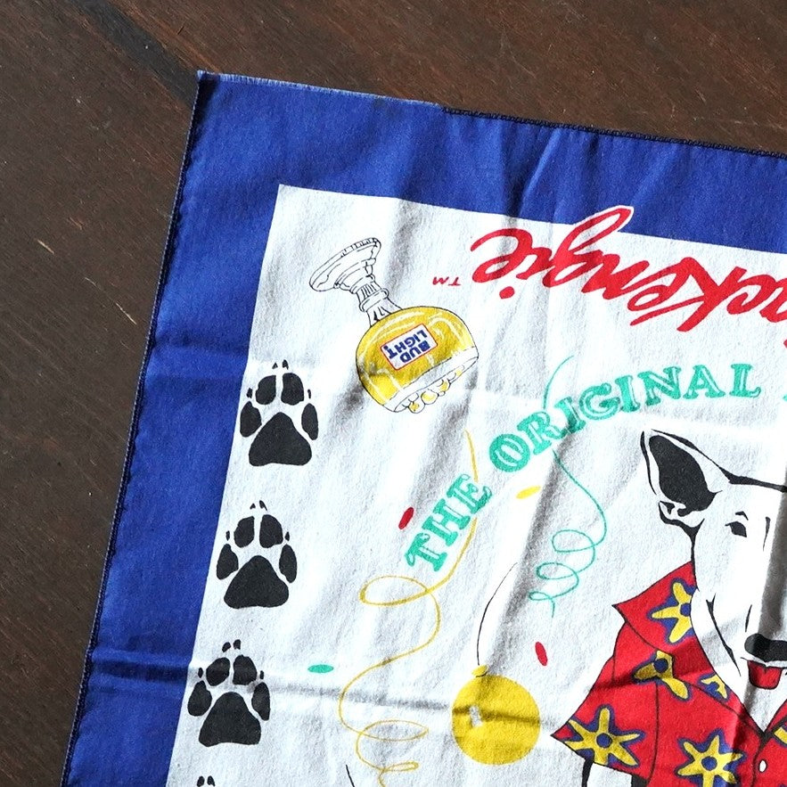 1980's Bud Light Spuds Mackenzie バンダナ