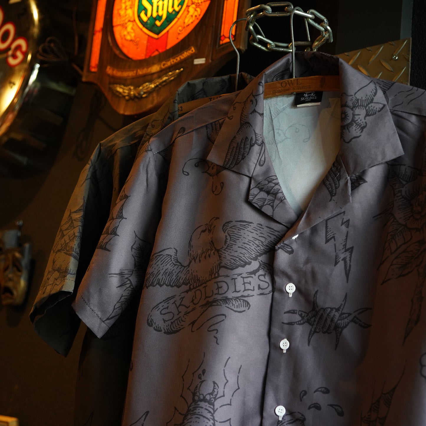 SK OLDIES pattern shirt "the addict"