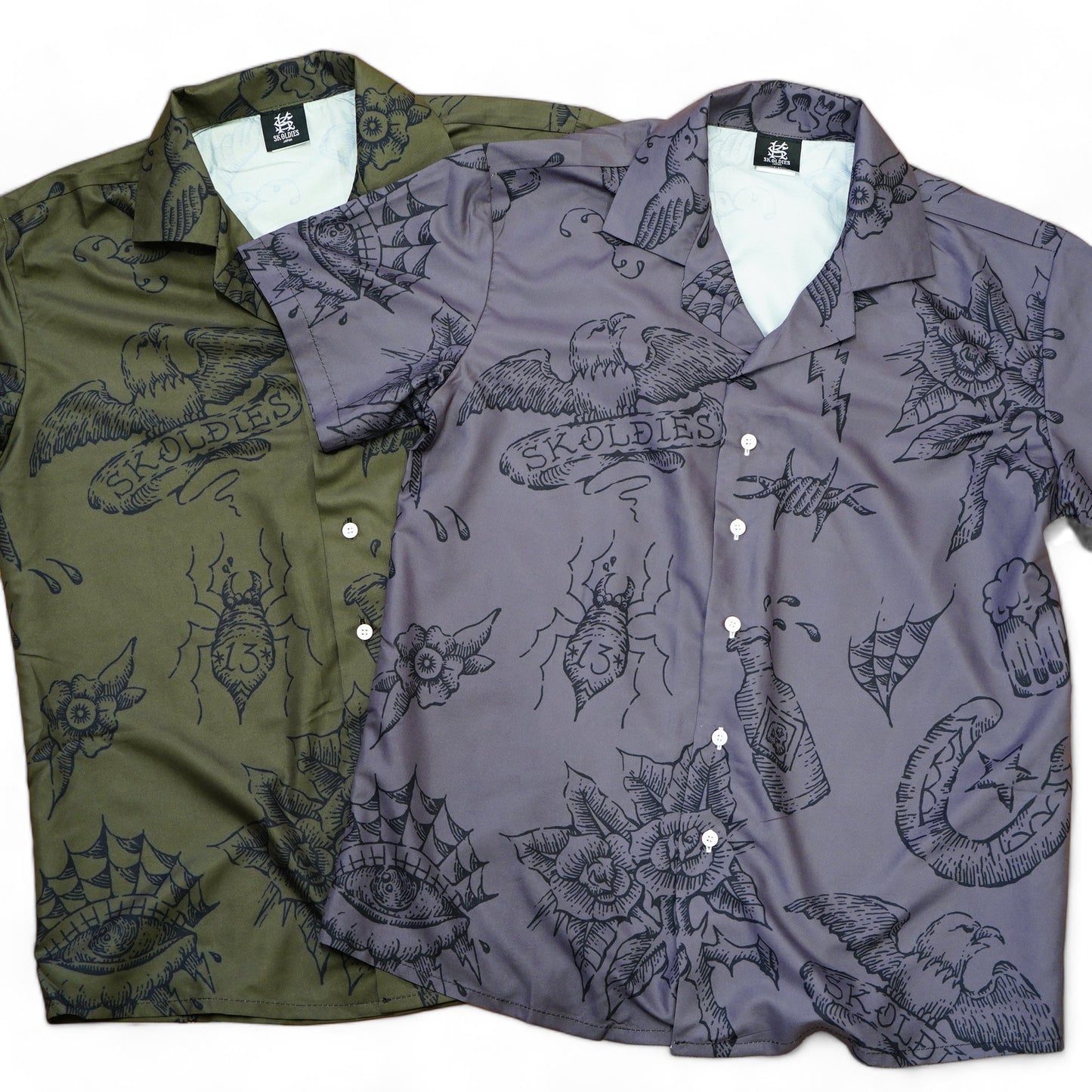 SK OLDIES pattern shirt "the addict"