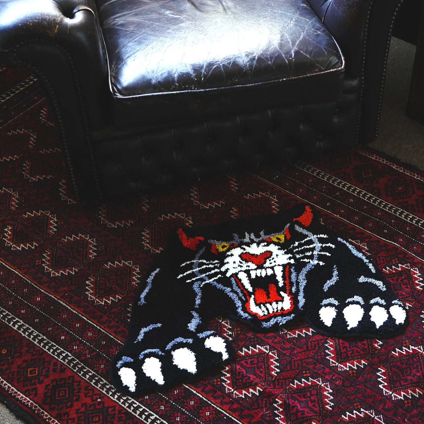 SK OLDIES ACCENT RUG "BLACK PANTHER"