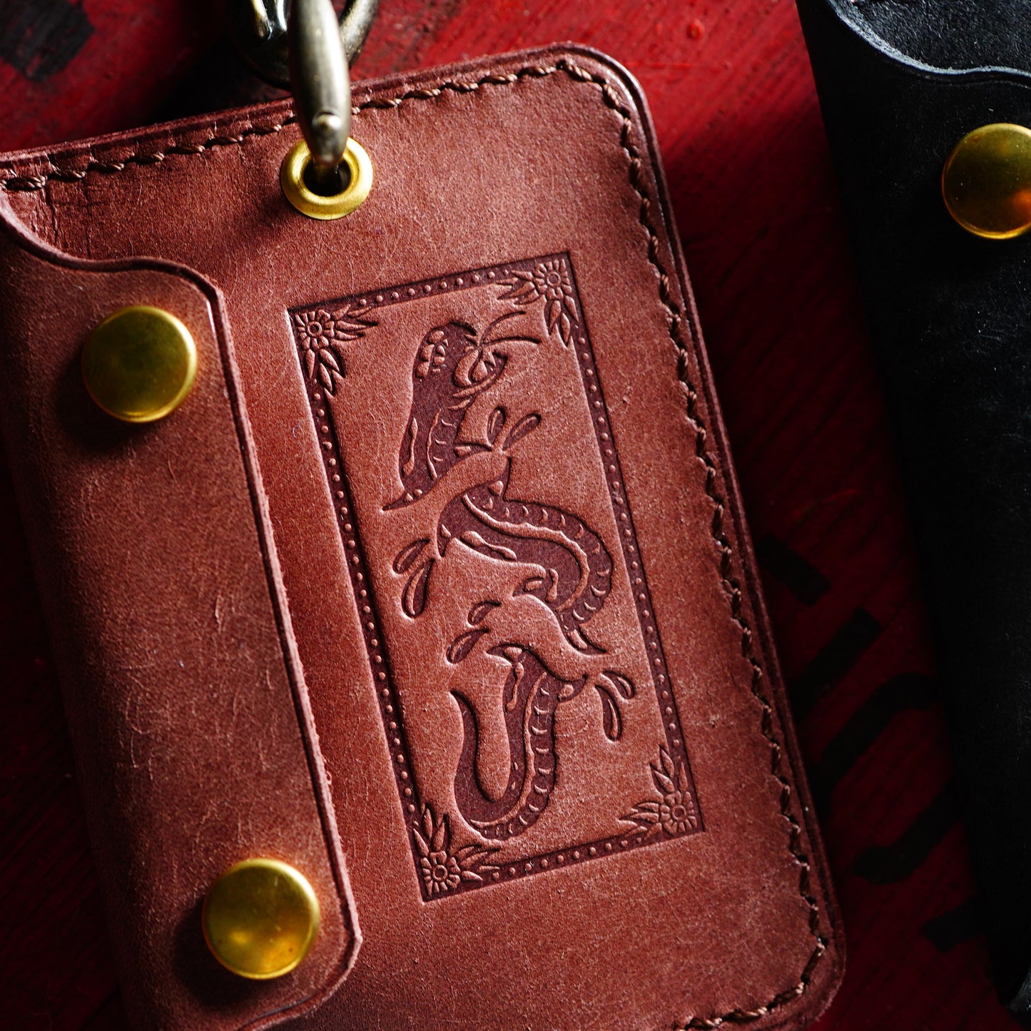 SK OLDIES レザーコインケース "LUCKY SNAKE"