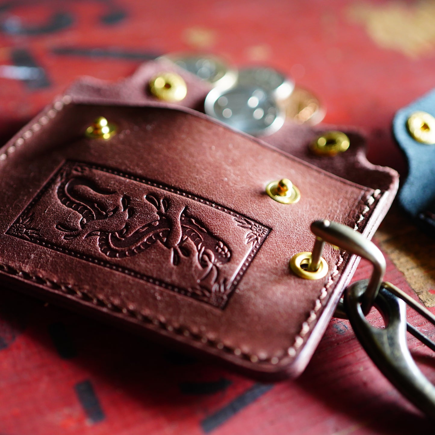 SK OLDIES レザーコインケース "LUCKY SNAKE"