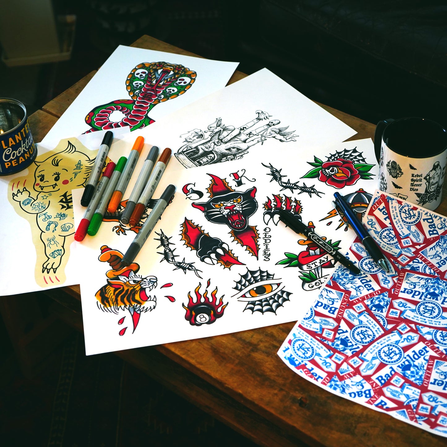 SK OLDIES WOVEN RUG "Panther Flash"