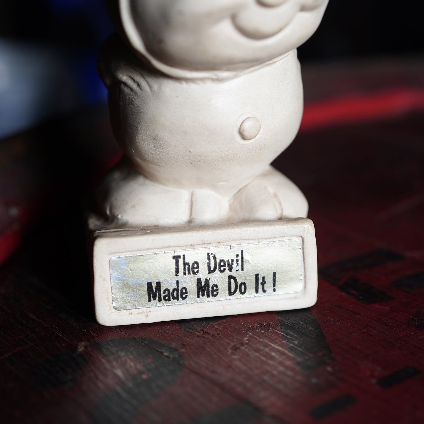1970's American Greetings シリースカルプス (メッセージドール) "The Devil Made Me Do It!"