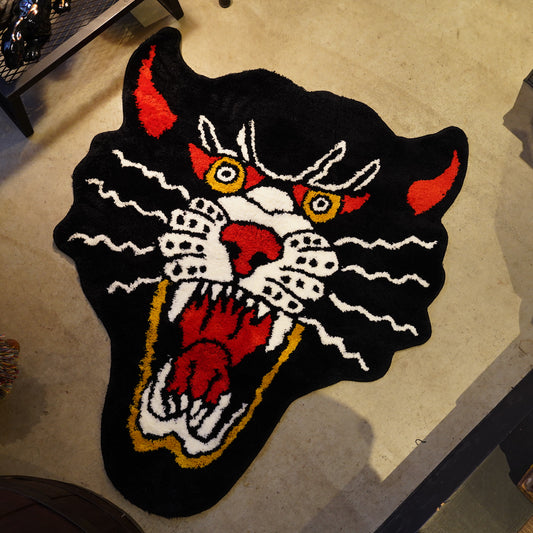 ZOO RUG ラグマット Panther Head