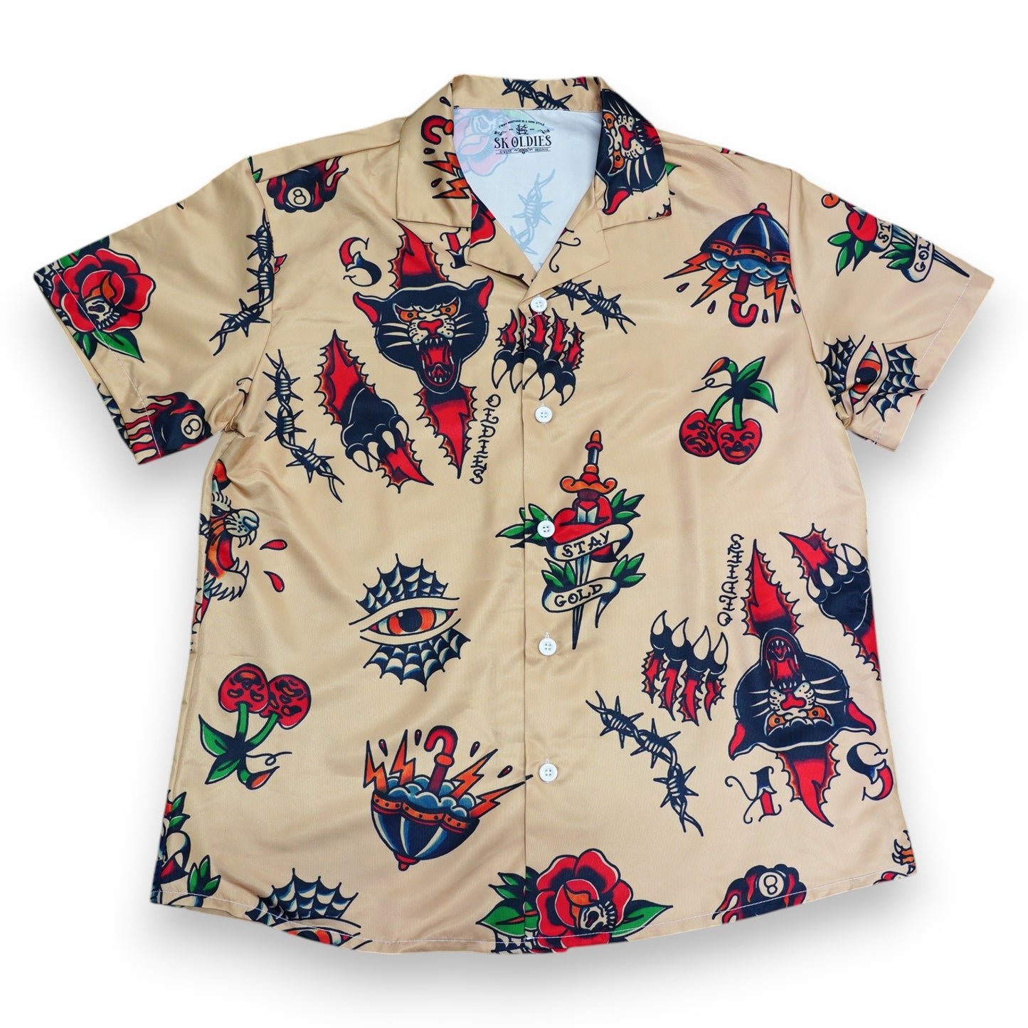 SK OLDIES pattern shirt "Panther Flash"