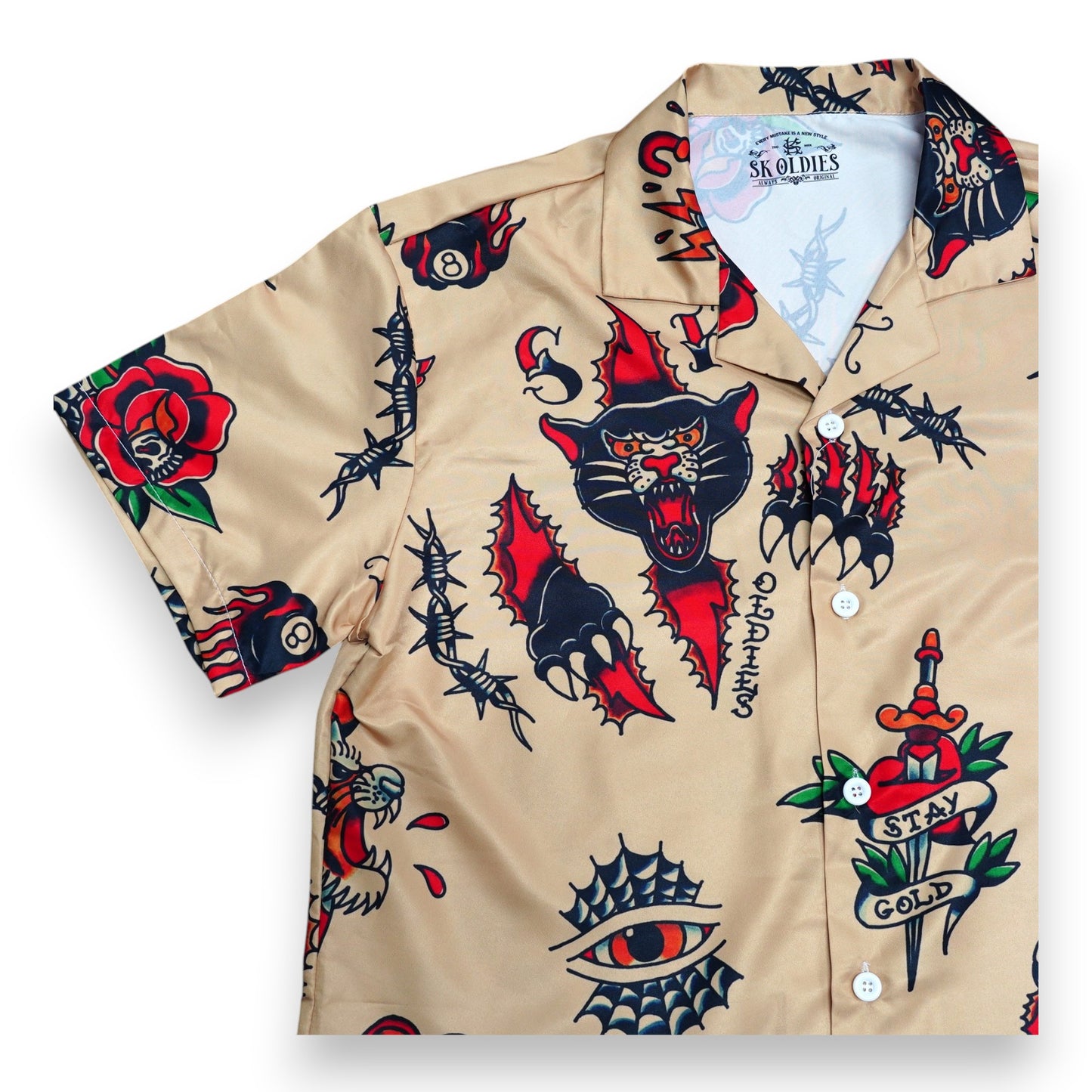 SK OLDIES pattern shirt "Panther Flash"
