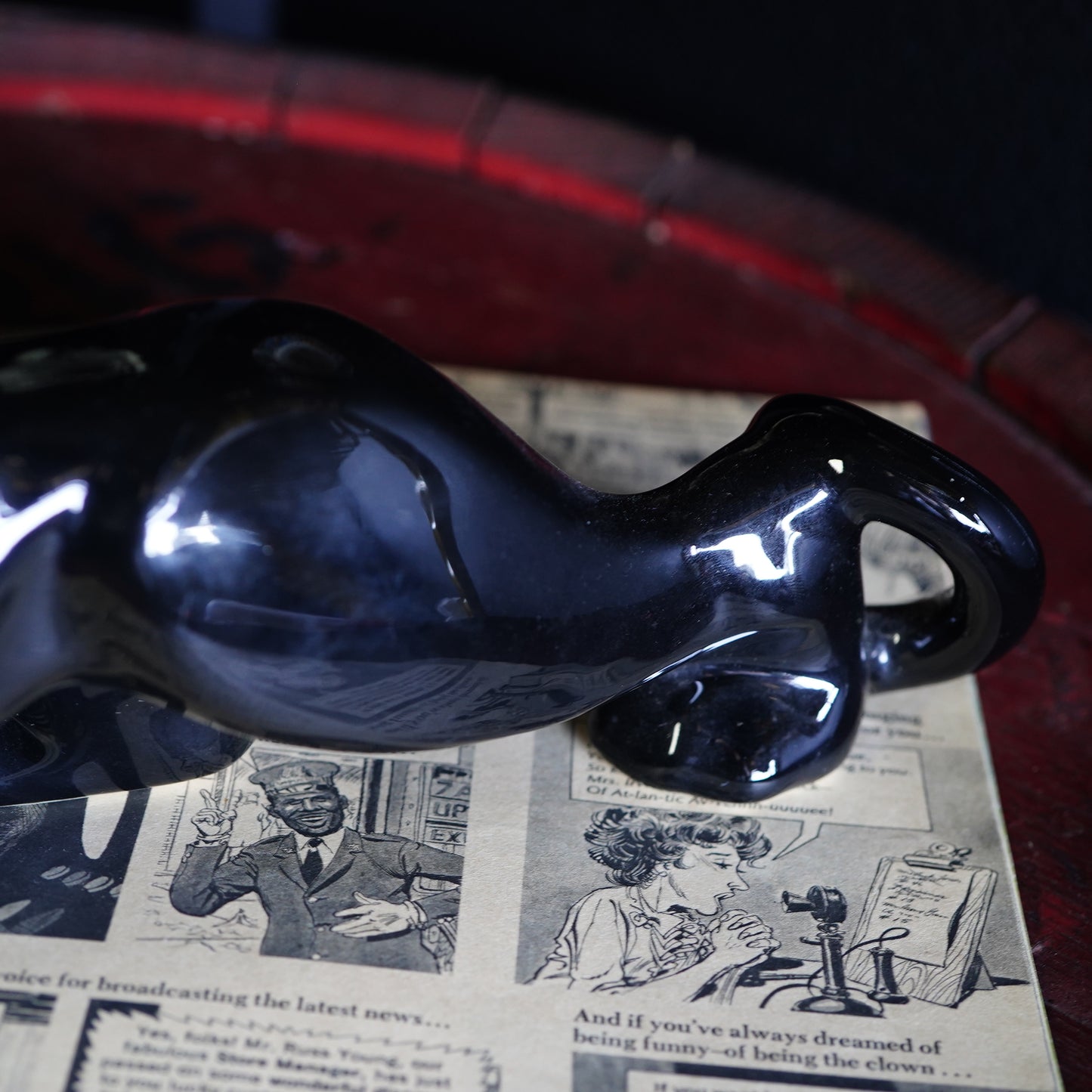 1950's ブラックパンサー オブジェ 40cm