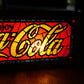 1970's Coca-Cola ステンドグラス風 ライトサイン
