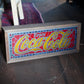 1970's Coca-Cola ステンドグラス風 ライトサイン